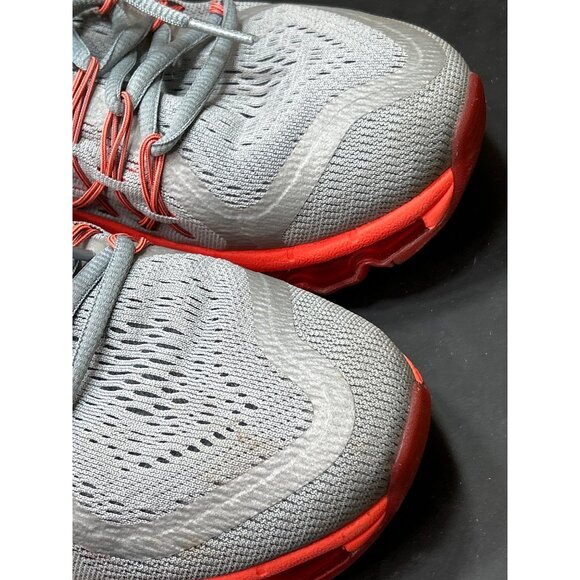 Nike Wmns Air Max 2015 Grey Lava Running Shoes Size 8 Gray & Red - Picture 5 of 10